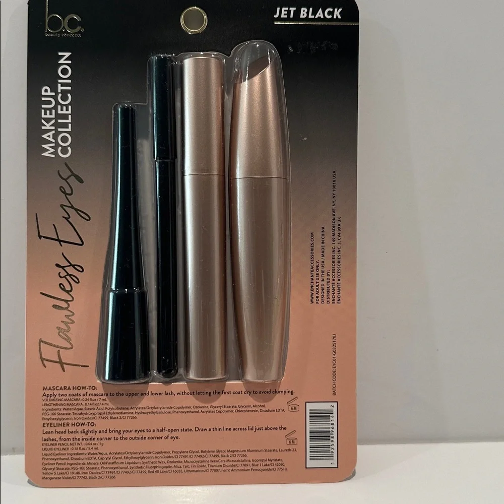 Beauty Concepts Eye Makeup Collection with Eye liners and Mascaras.